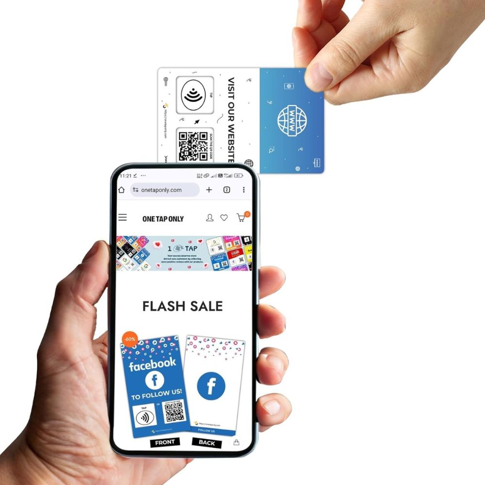 One Tap Website NFC Card | Instant Customer Reviews