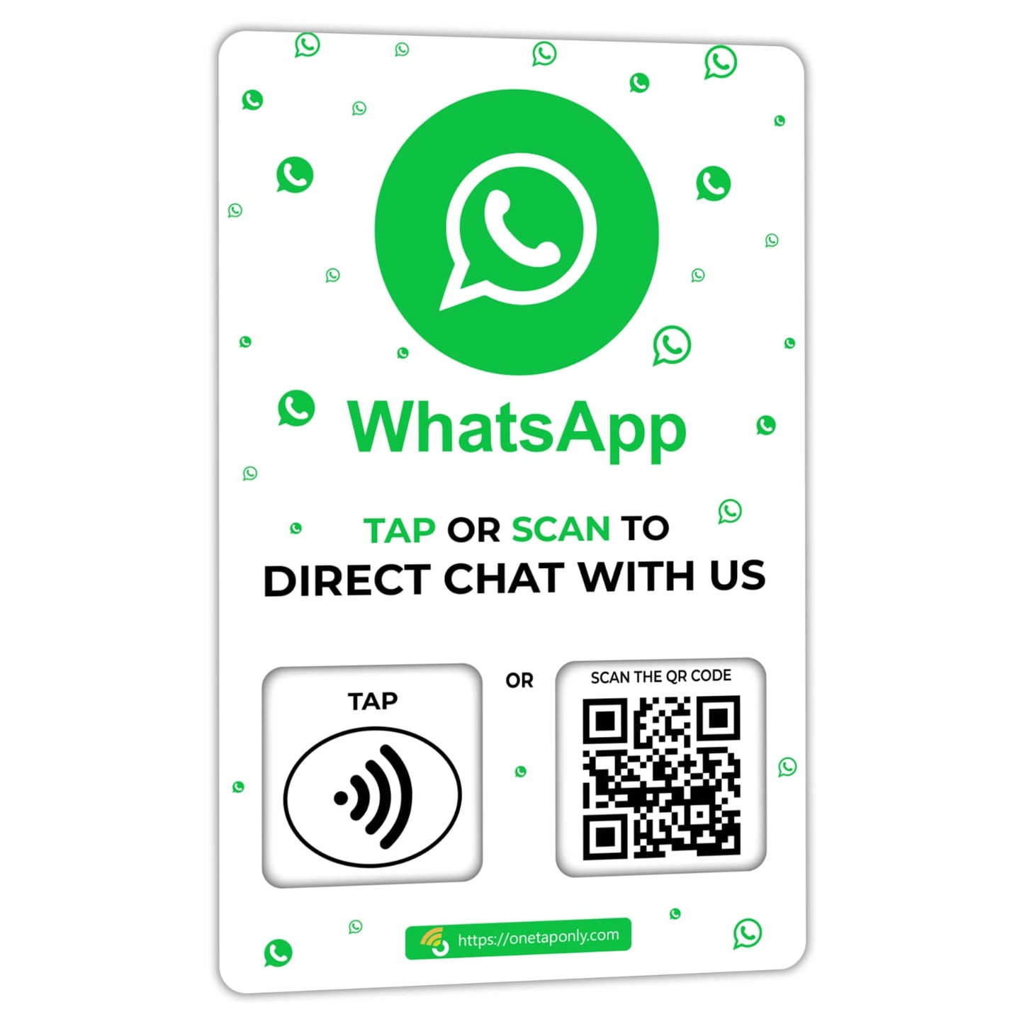 One Tap WhatsApp NFC Card | Boost Customer Engagement