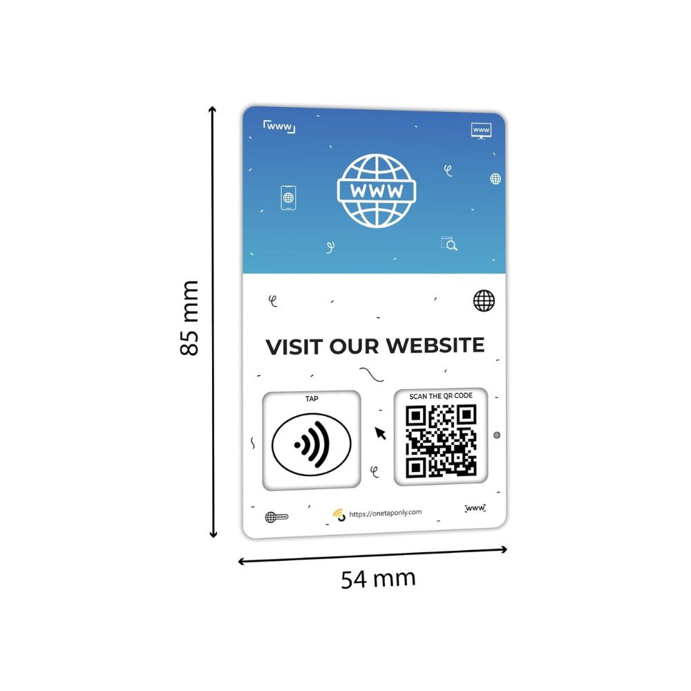 One Tap Website NFC Card | Instant Customer Reviews