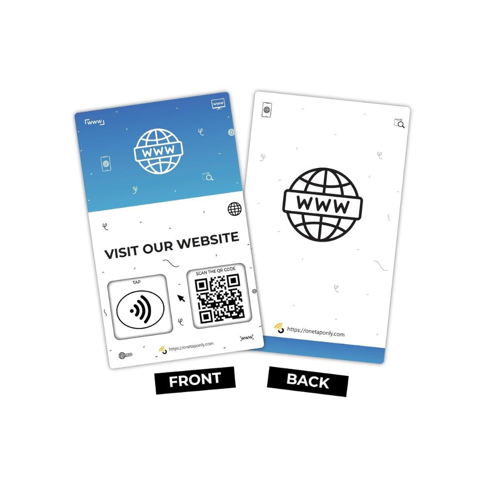 One Tap Website NFC Card | Instant Customer Reviews