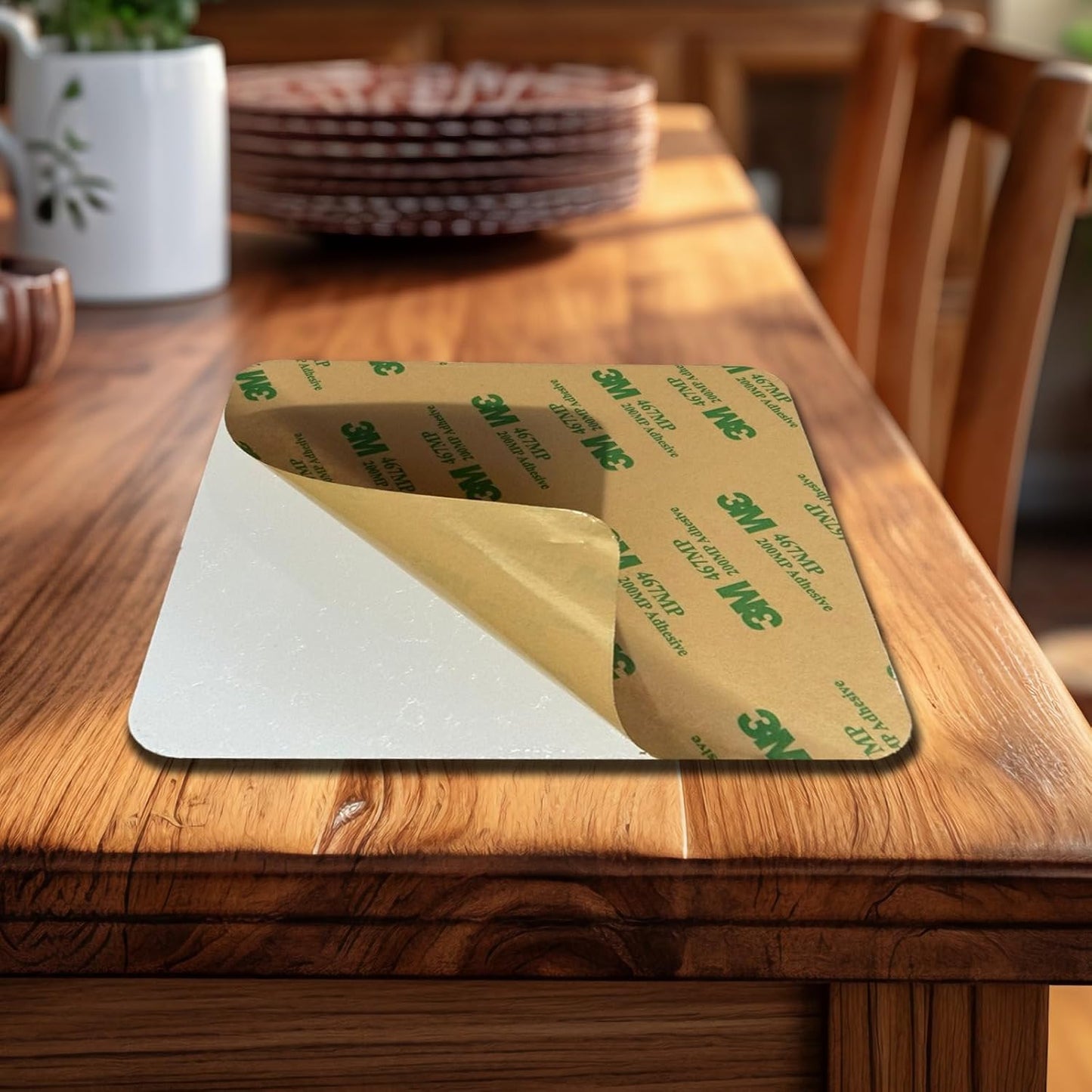 QR Plate Sign - Get More Followers and Boost Your Presence - Review Stand - QR Code Review Sign - Adhesive on The Back (3-Pack Social Media Plates) image 6