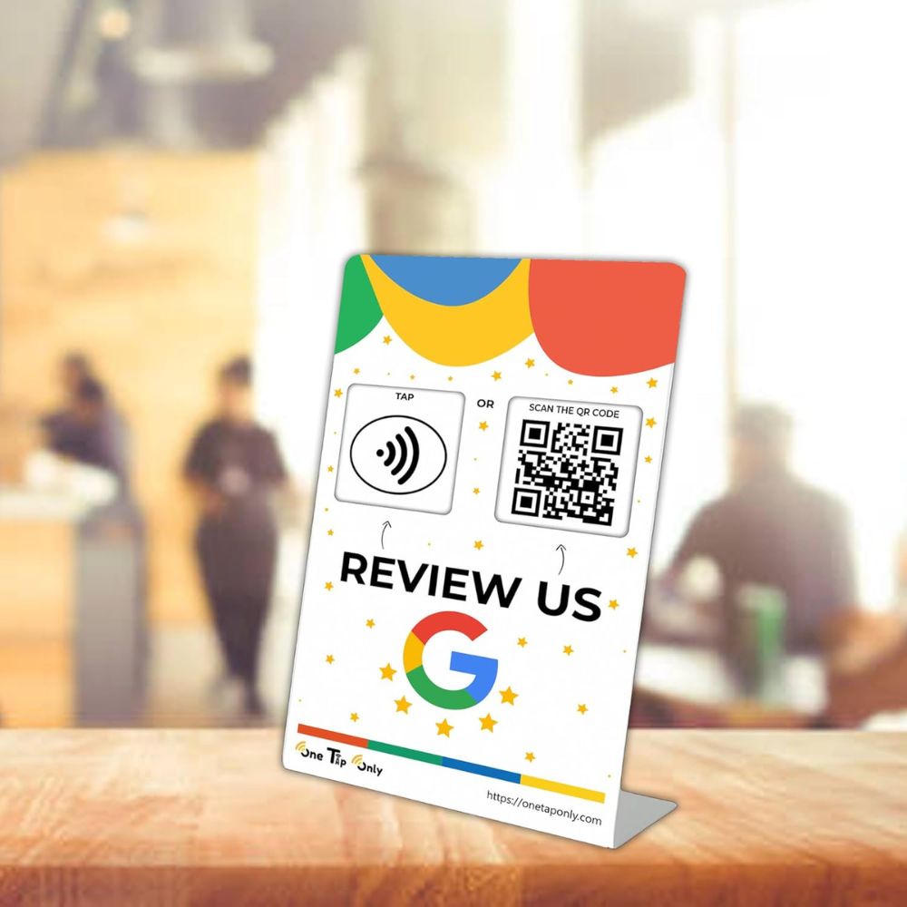 One Tap NFC Review Stand | Get Google Reviews Fast