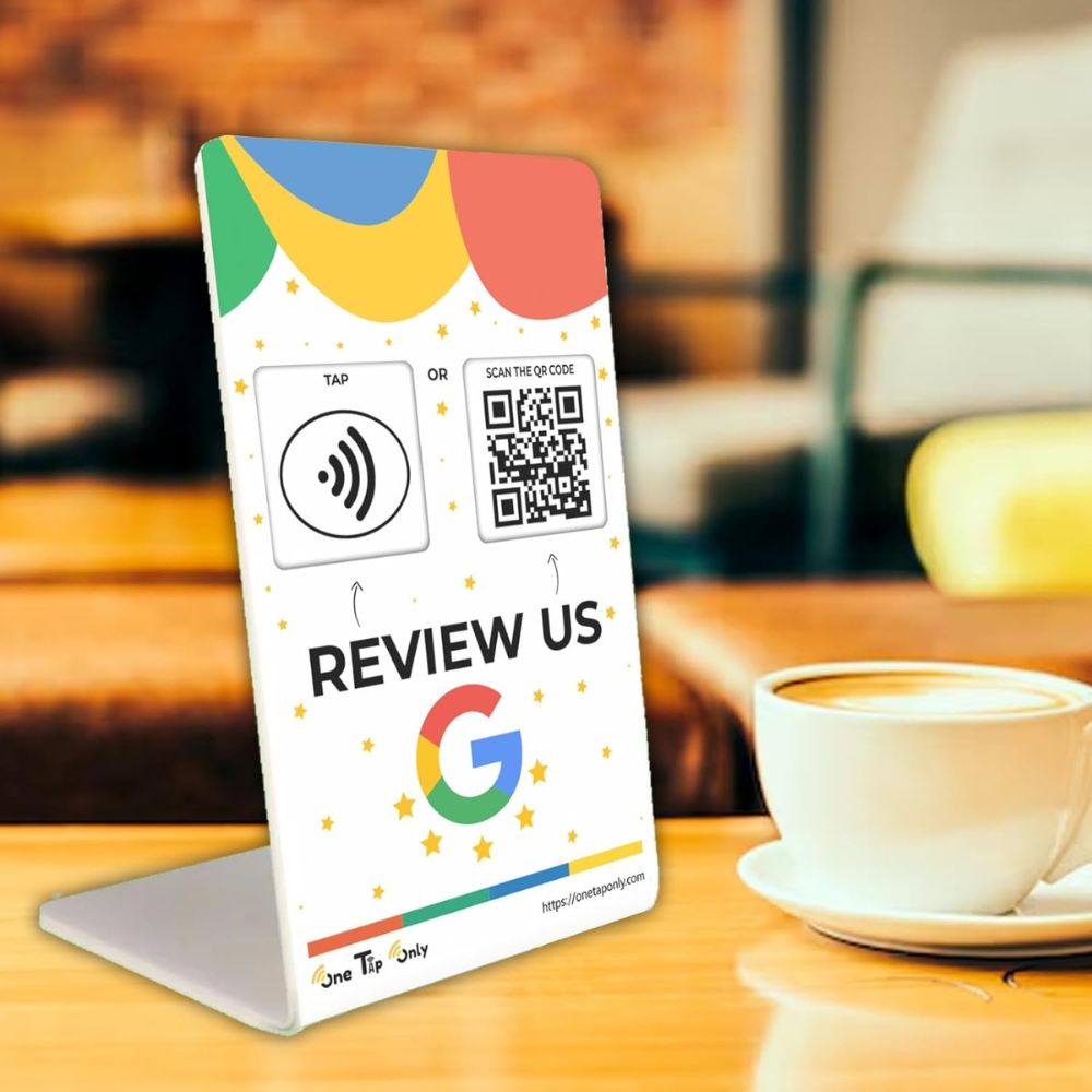 One Tap NFC Review Stand | Get Google Reviews Fast