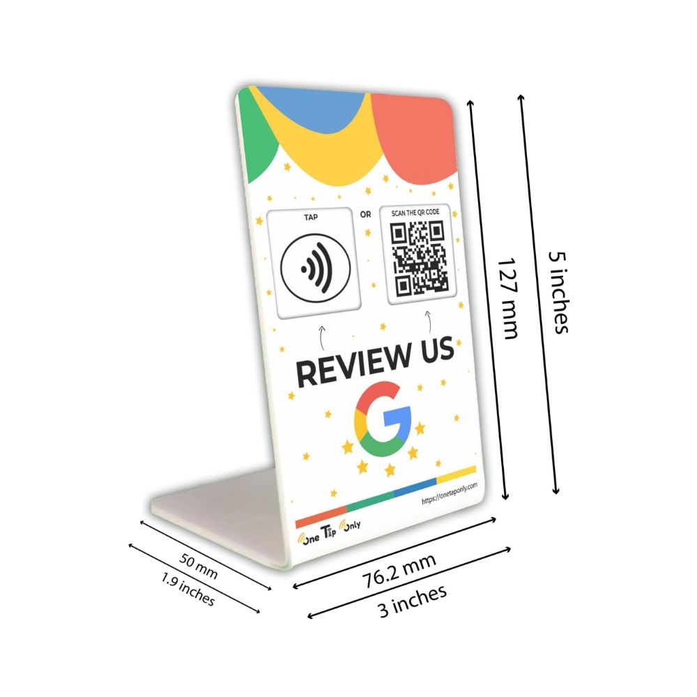 One Tap NFC Review Stand | Get Google Reviews Fast