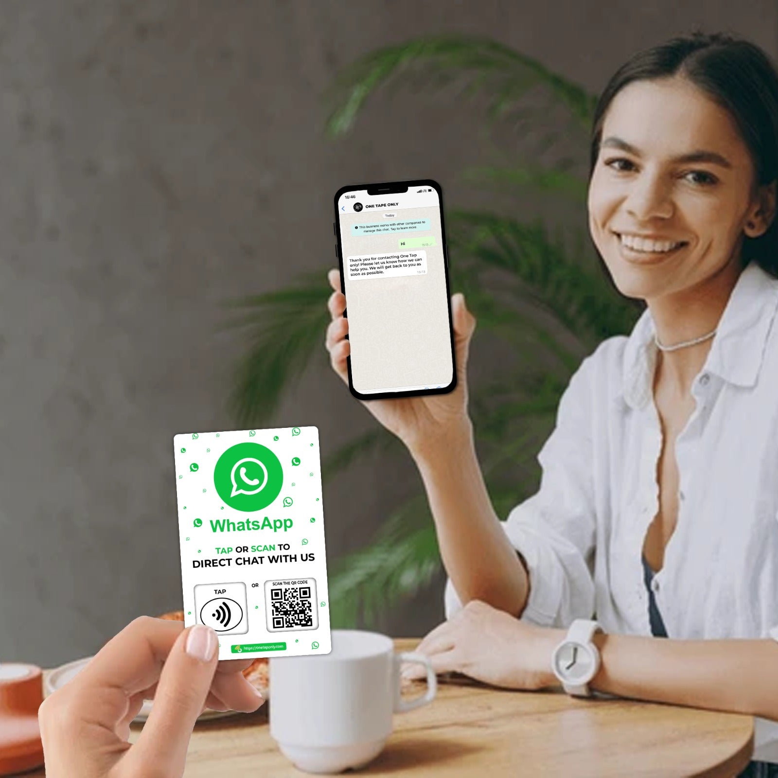 One Tap WhatsApp NFC Card | Boost Customer Engagement
