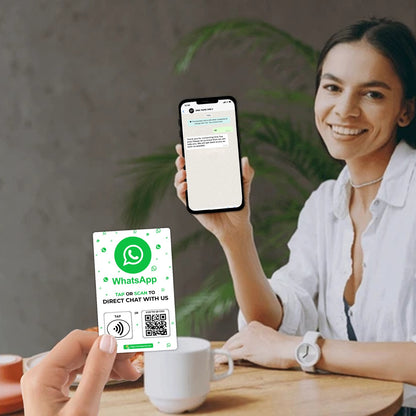 One Tap WhatsApp NFC Card | Boost Customer Engagement