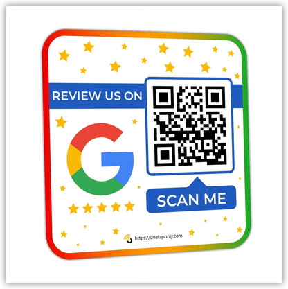 Google Review Stickers | 3 Stickers Pack | Review QR Code | Review Sticker | Unlimited Scan (3-Pack-9-Stickers) image 5