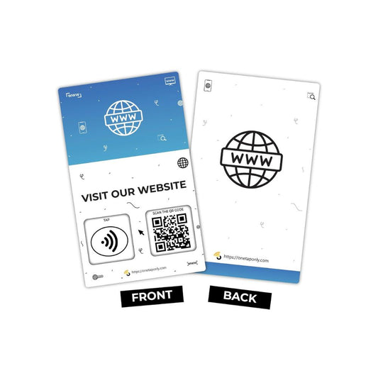 One Tap Website NFC Card | Instant Customer Reviews