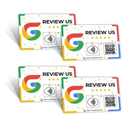 One Tap Only Google Review NFC Card with QR Code - Tap to get 5-star Google reviews - Product image 9