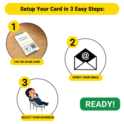 One Tap NFC Review Card