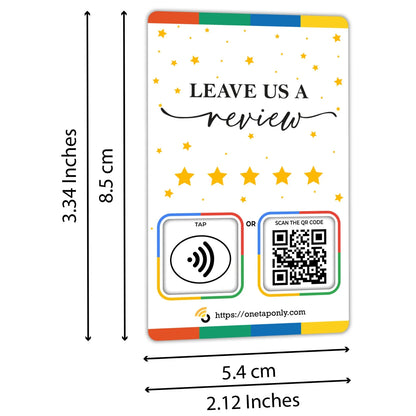 One Tap NFC Review Card