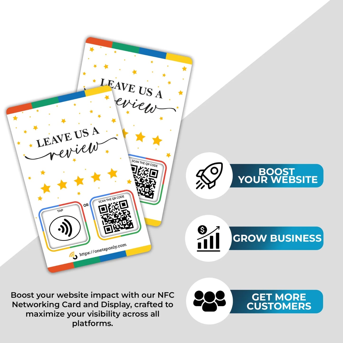 One Tap NFC Review Card