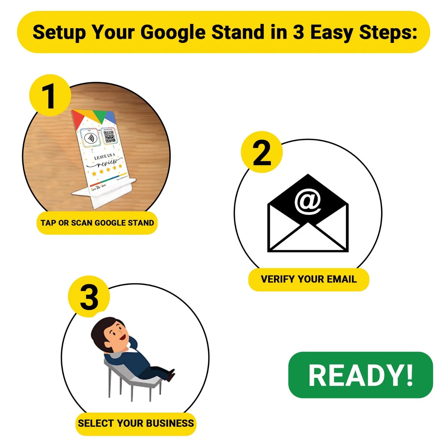 One Tap NFC Review Stand